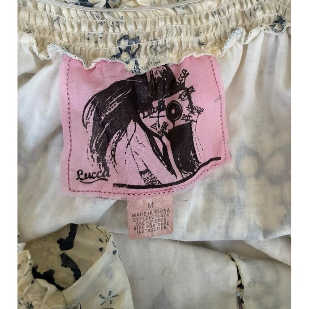 Lucca floral summer top size medium - Picture 8 of 8